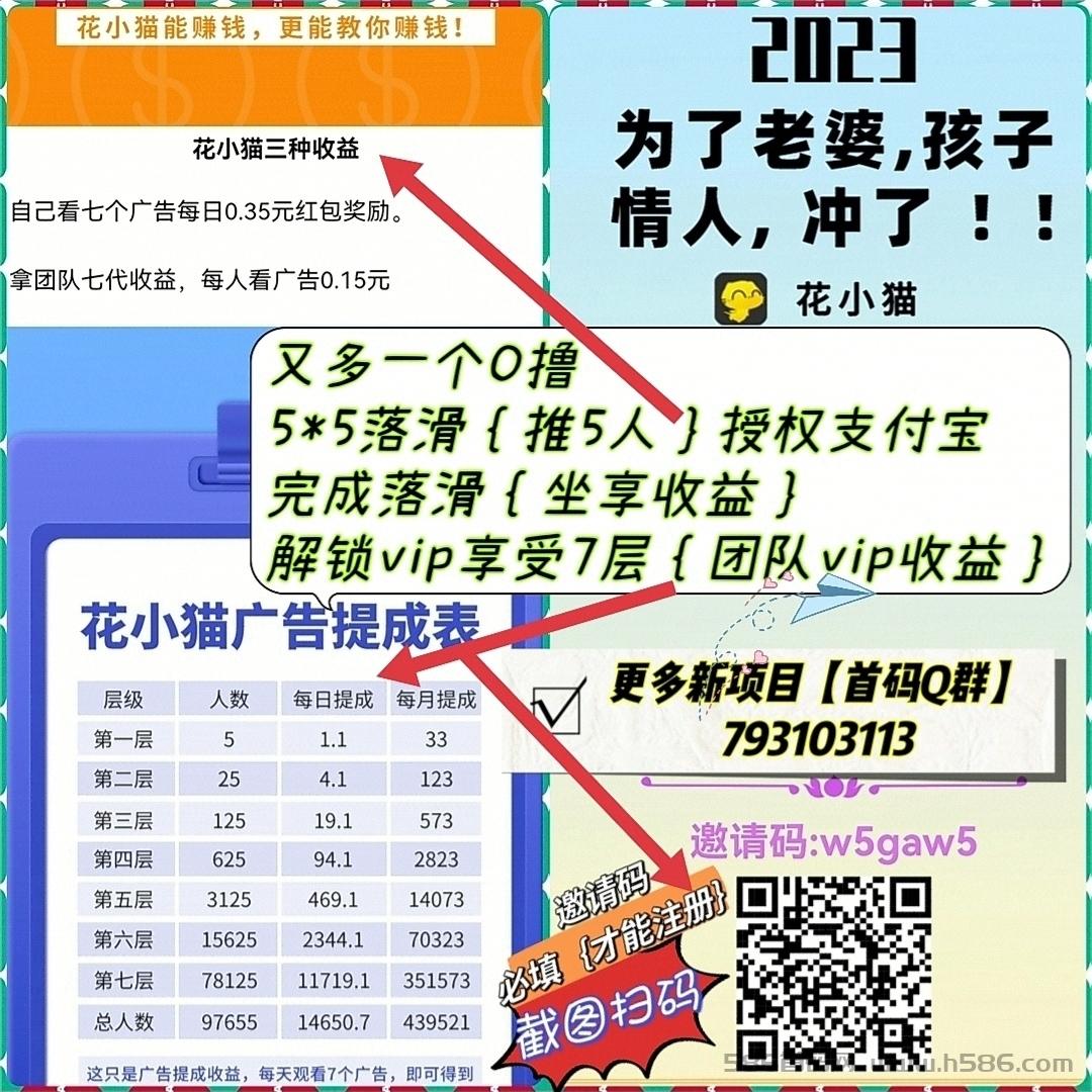 花小猫，自动落滑，坐等收益