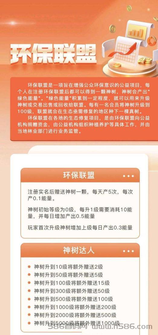 首码环保联盟：0投资，内置种树游戏，回报高