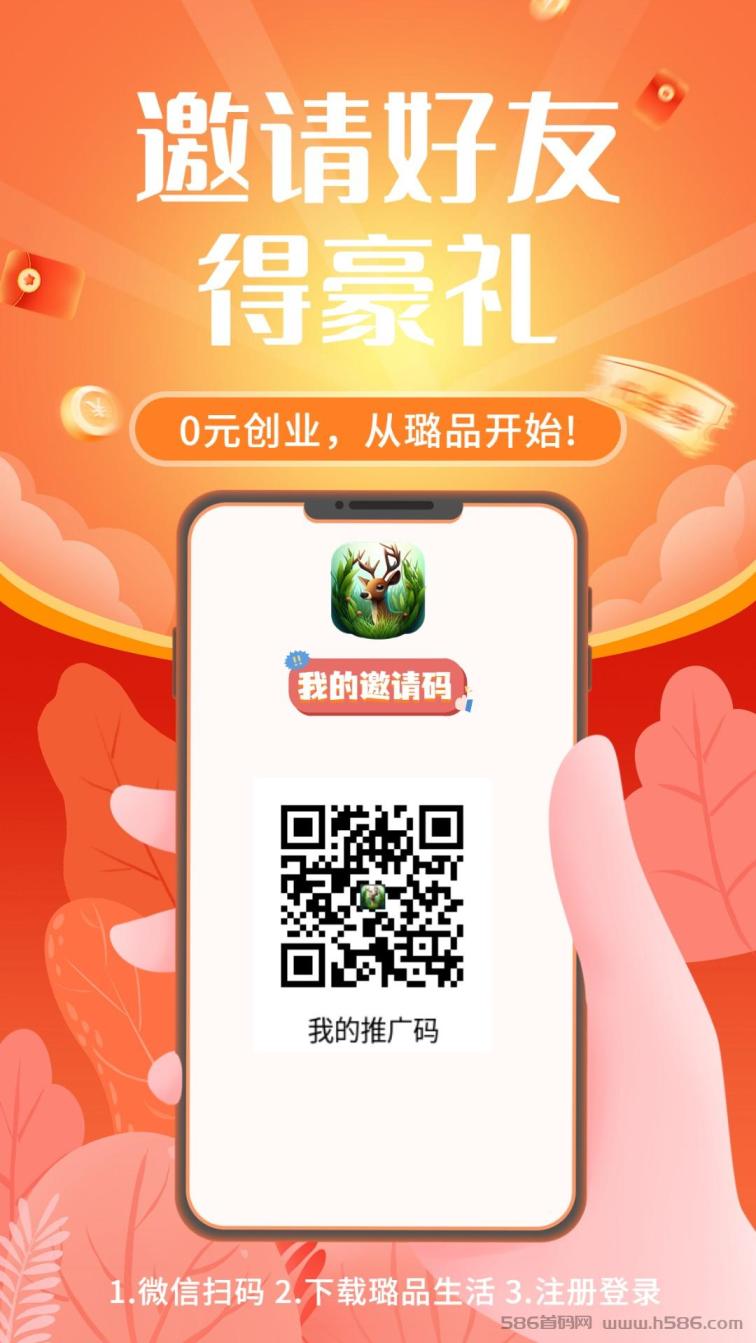 【璐品生活】免实铭，赚取收益，0元创业，从璐品开始！