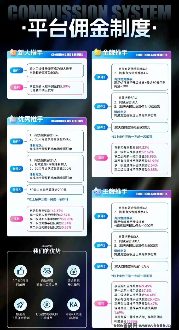 纯手机号注册赚佣金