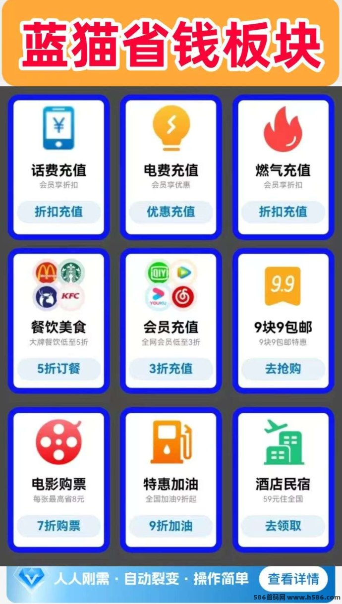 图片[3]-蓝猫  汇聚全网各类挣钱板块-首码项目网