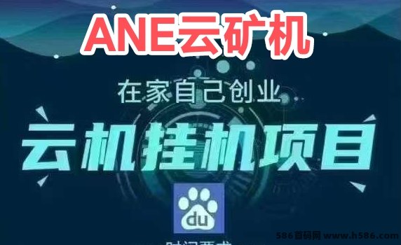 ANE云机项目重磅来袭，注测即送云机，云币越多，每日分得多！