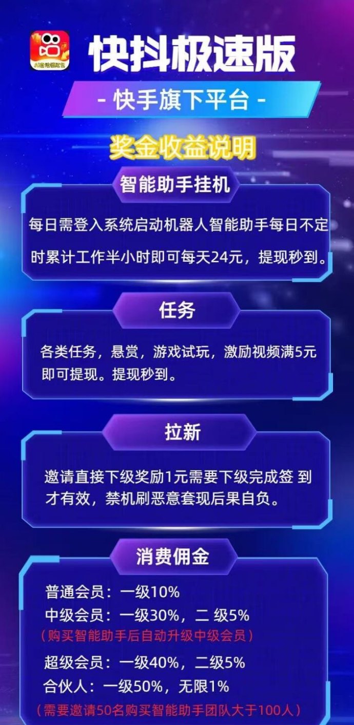 快抖极速版首码上线：零门槛AI自动化赚米，灵活提取轻松日入十几圆！