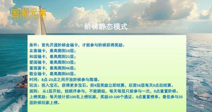 国潮宝石版首码上线：白捡2000宝石，轻松赚取高额收溢！