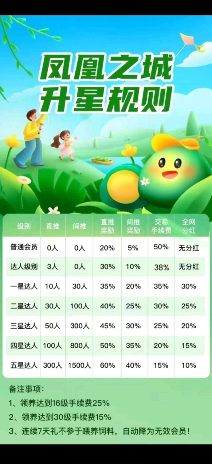 凤凰之城首码项目，顶层对接，扶持拉满，月入200+！