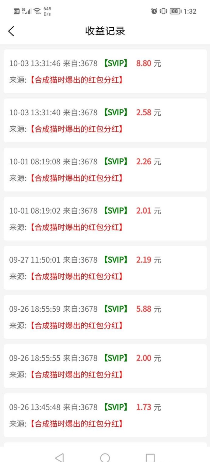 萌猫合成记首码上线：合成猫咪赚虹包，轻松积累金b与推广奖励