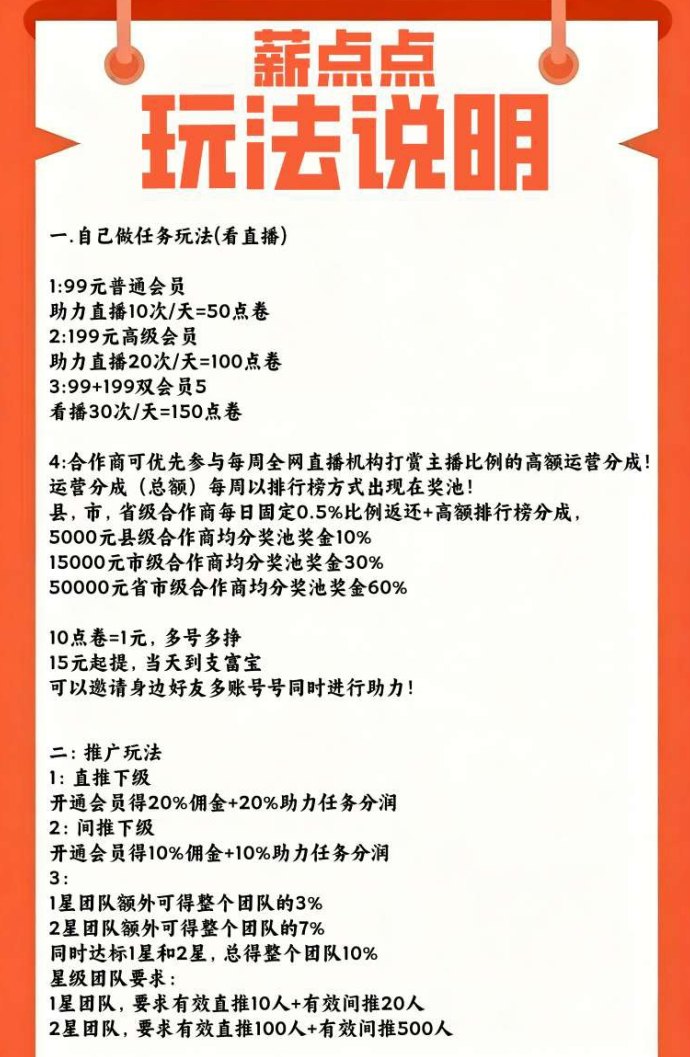 薪点点看客帮模式上线：零撸轻松赚，保底收溢高，团队模式助力更快变现！