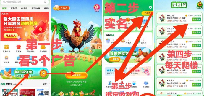 凤凰之城：零撸高扶持养鸡玩法，轻松赚取数字资产