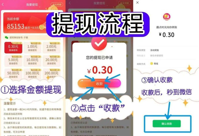 趣点时光高收溢，新手保底日赚百米，团队模式轻松上手