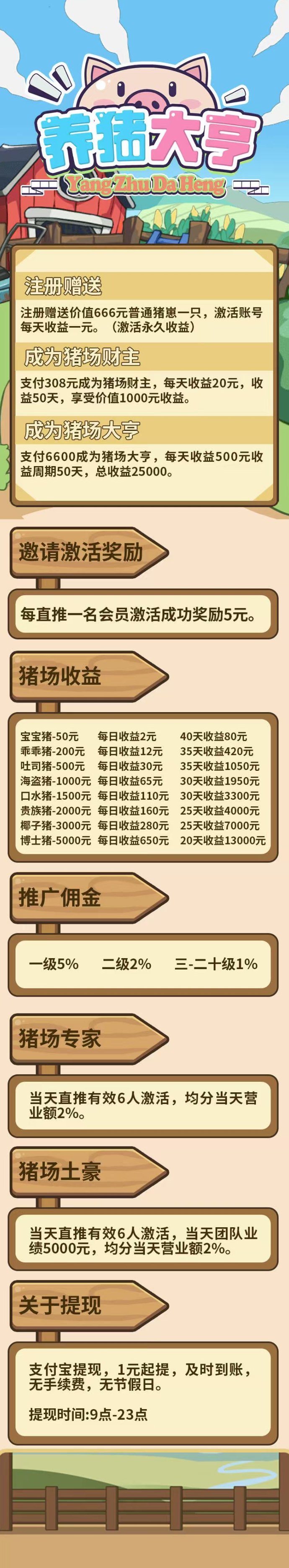 养猪大亨新玩法详解：注测送666元猪仔，激活即可收溢！