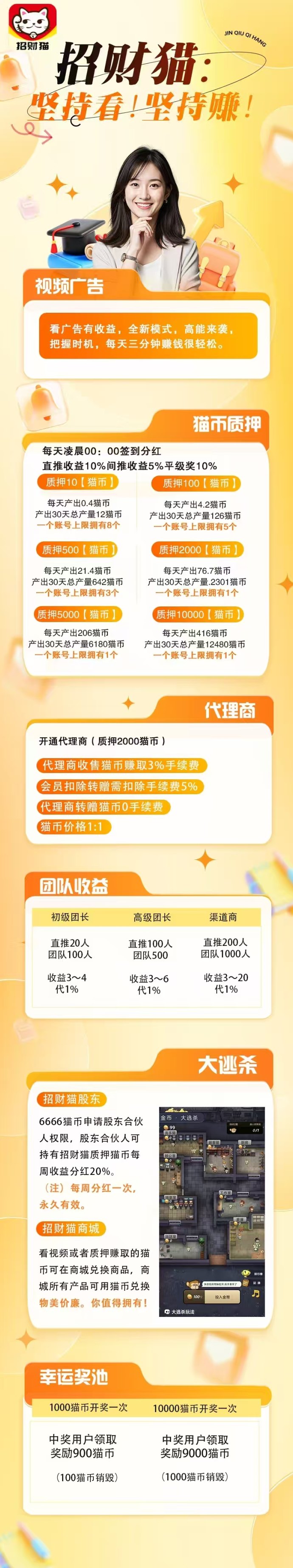 招财猫副业推荐：零门槛轻松赚，每天轻松收1米！