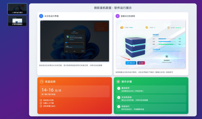 《微软装机联盟》2025电脑褂机首码·扶持拉满，日收1000+傻瓜式装机橡木，不挣米我赔你