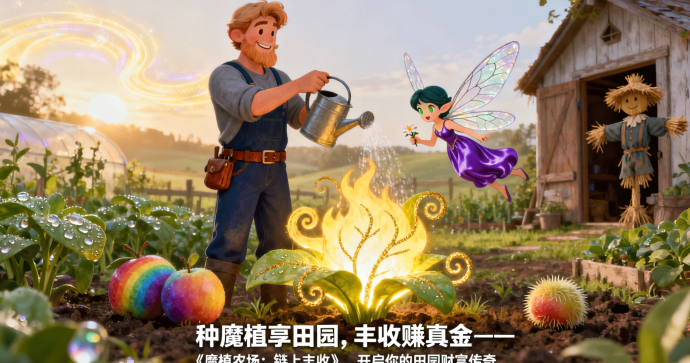 魔植农场：链上丰收 - 奇幻种植与链上财富的田园传奇