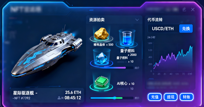 星际殖民者：打造你的宇宙基地，收集NFT资源与舰队