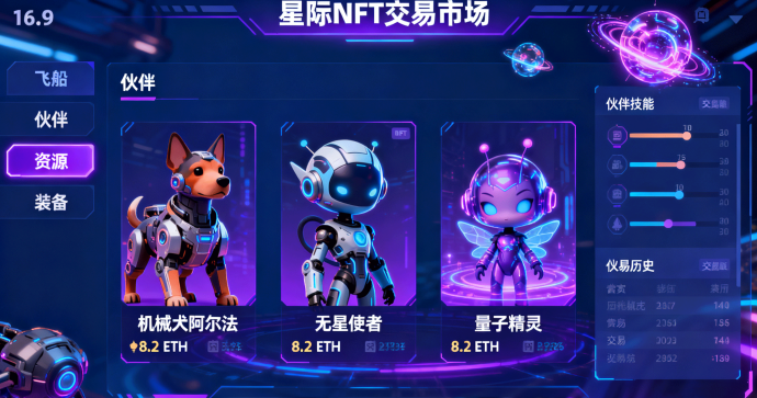 星际探险：链游首发！探索浩瀚宇宙，打造你的NFT飞船舰队！
