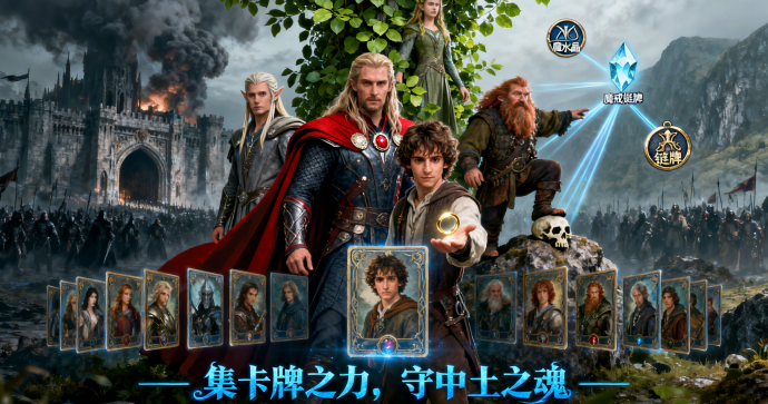 魔戒链牌：链游震撼上线！重返中土，体验经典魔戒冒险！