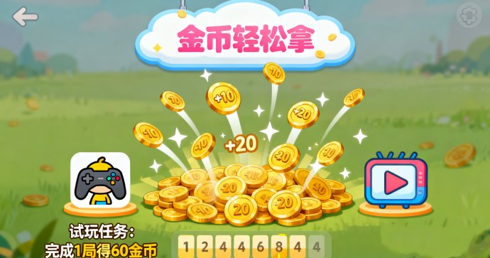 悦玩首发上线！零撸试玩赚金币，阶梯爬墙！