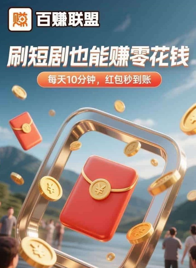 百赚联盟首码上线！一站式广告掘金平台全面放水，新人老手都能轻松上手的稳定收溢项目解析！封面图