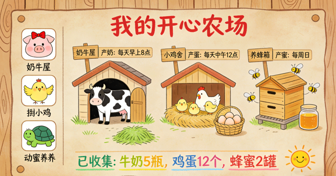 艾乐农场全攻略：饲料月卡季卡轻松养动物，收集资源升级农场，内置四款小游戏玩法解析