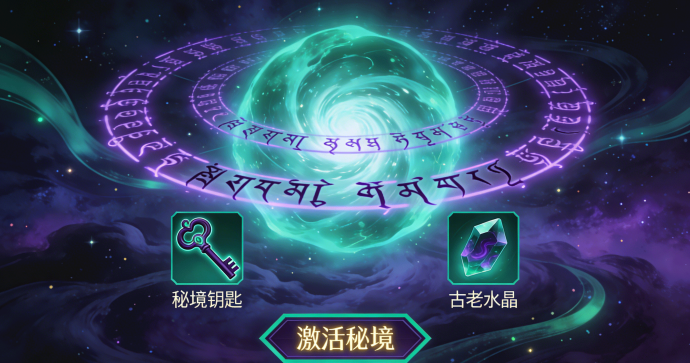 通通秘境全新板块前瞻：卷轴探索玩法上线，秘宝激活秘境与团队上星机制解析