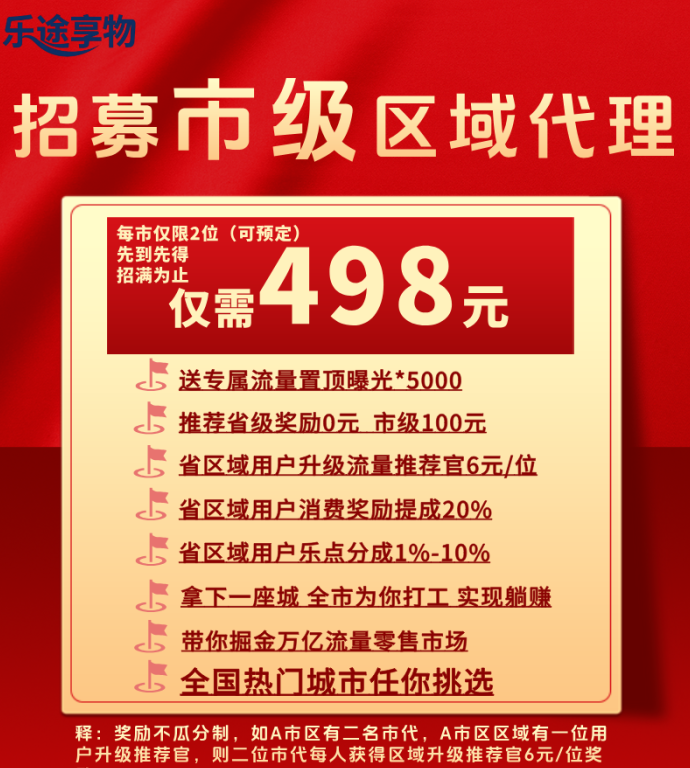跨年重磅项目来袭，乐途享物全面开启，多模式收溢平台正式预热中！