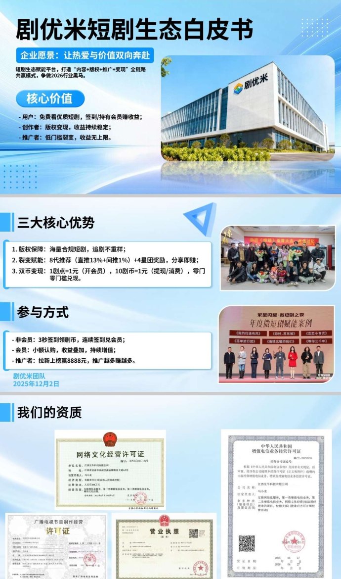 ​剧优米看客模式稳定运行超一个月！日赚2圆免费兑会员，大小团队速上车！