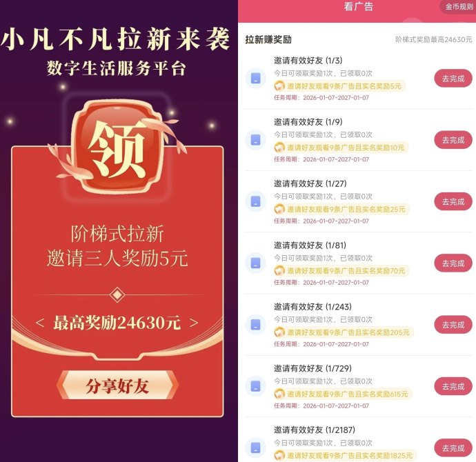 小凡不凡：普通人也能赚，三三复制公排，九层奖励稳定持续！