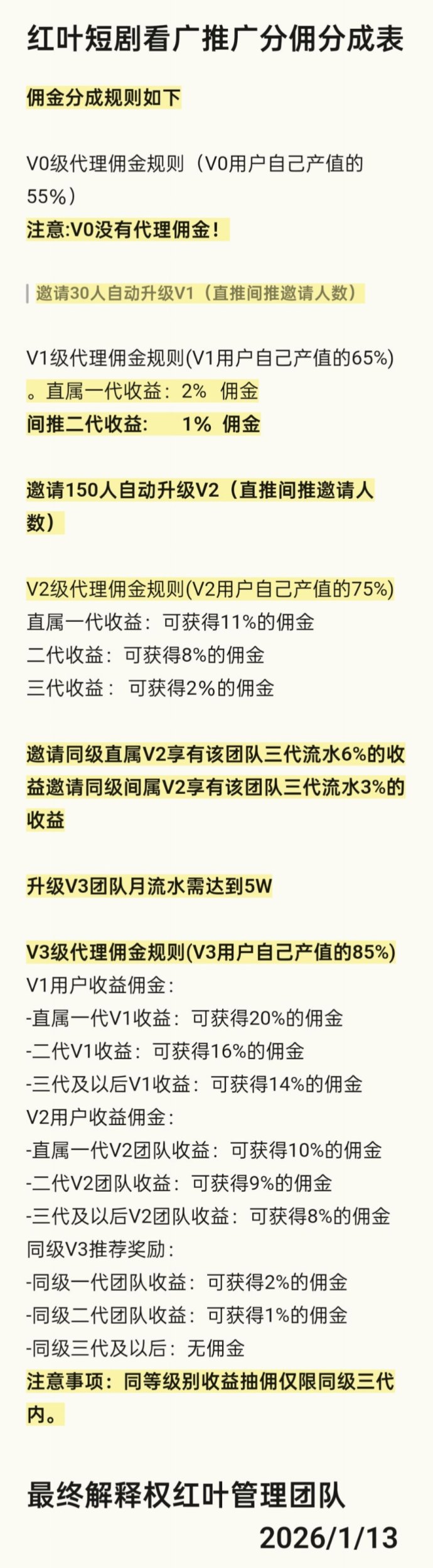 ​红叶短剧：赚取广告收入达3.5，每天30-50+