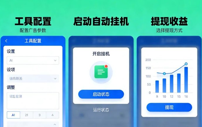 ​首码！AI广告褂机轻创业：零技术门槛，自动化任务轻松赚被动收入！
