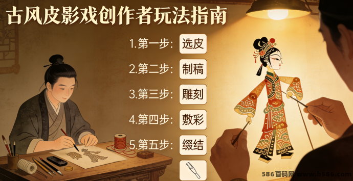 新手必看！古风皮影戏编排技巧，让你的作品更出彩不浪费道具
