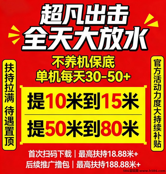 超凡出击广告收溢玩法说明：新人有扶持，不养机也能跑！