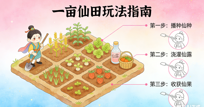 田园养成+修仙体验！我有一亩仙田新手指南！