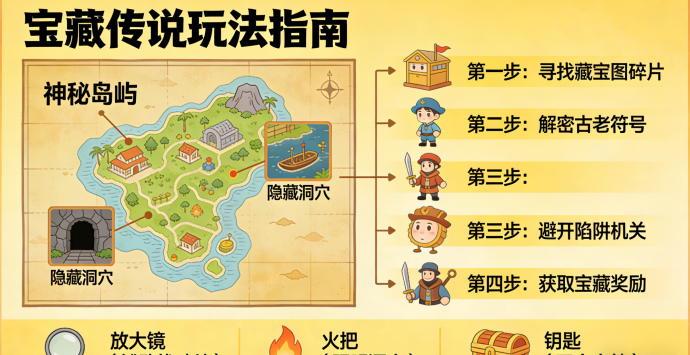 宝藏传说攻略：征服冒险世界，发现隐藏宝藏！