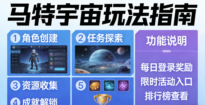 马特宇宙攻略：开启宇宙探险，探索无限可能