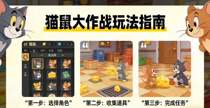 猫鼠大作战攻略：猫鼠对决，智勇比拼谁能笑到最后