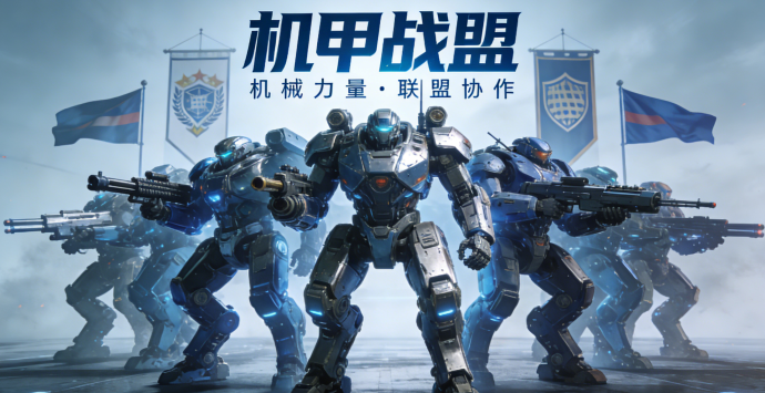 机甲战盟：机甲组装+基地守卫+团队收溢，纯NFT资产+实体兑换！