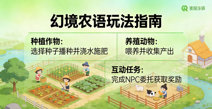 幻境农语深度解析：用灵植打造奇幻田园，探索全新农场体验！