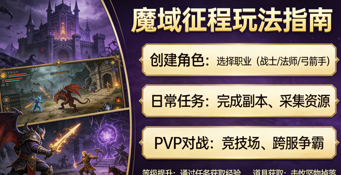 魔域征程：一步步探索神秘世界，收获无尽财富