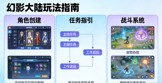 幻影大陆玩法揭秘：无压力变强，轻松达到巅峰！