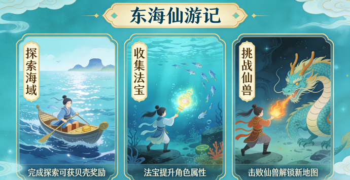 东海仙游记：探索神秘海天仙境，成就无上仙道