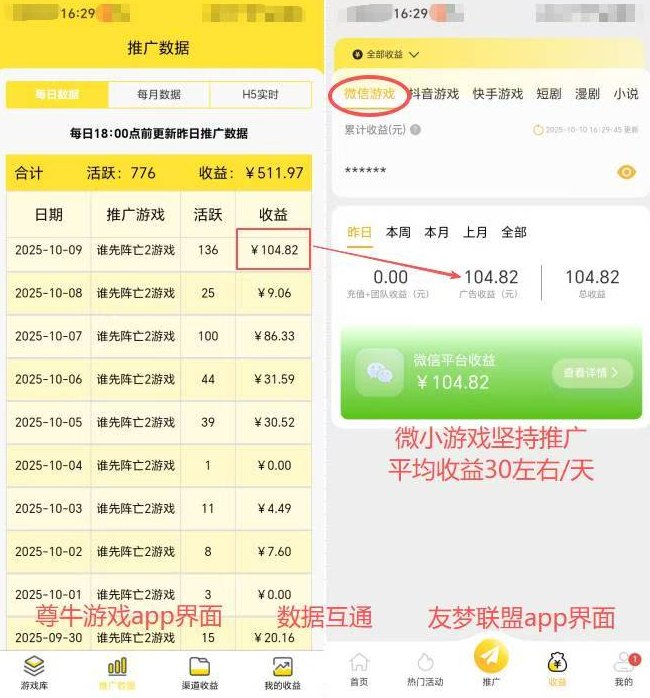 友梦联盟：分享小游戏轻松赚米，稳定副业新选择！