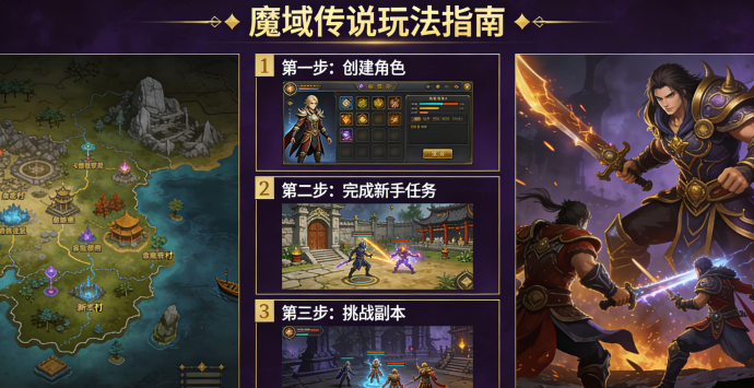 魔域传说新手指南：褂机升级、稀有装备与奖励轻松收获