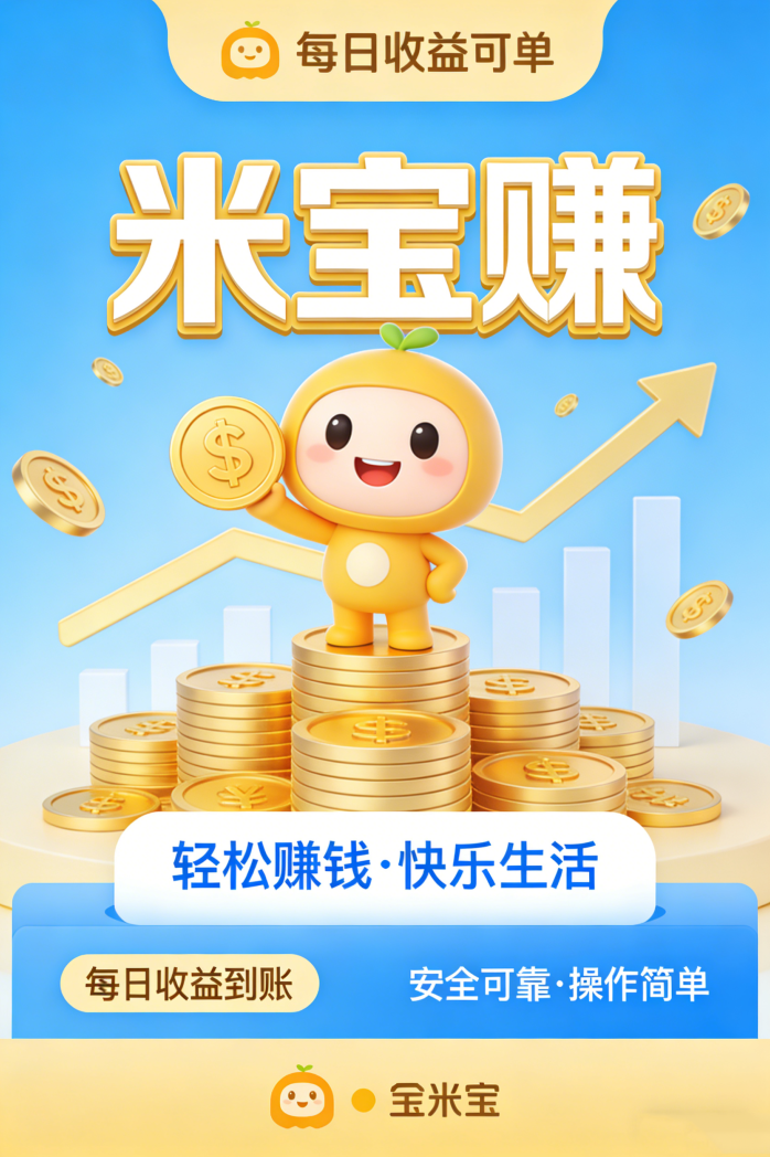 米宝赚广告任务平台解析！每天完成6个广告任务即可获得约13圆奖励！