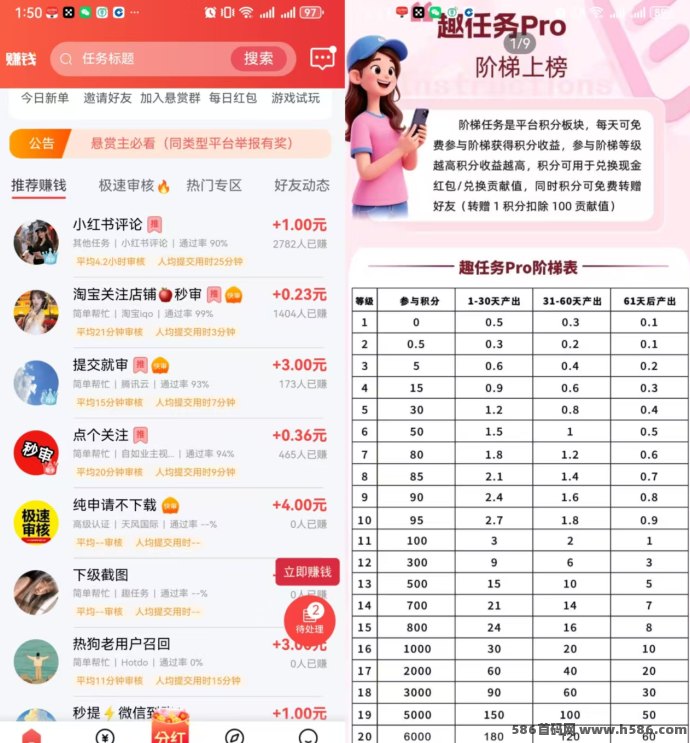 趣任务首码上线：在家就能赚零花钱，每天做几分钟轻松累积收溢！