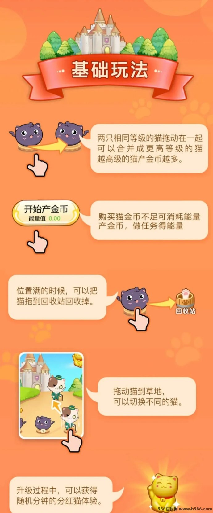 ​我有招财猫合成攻略：零门槛轻松赚金，五行猫自动分荭！