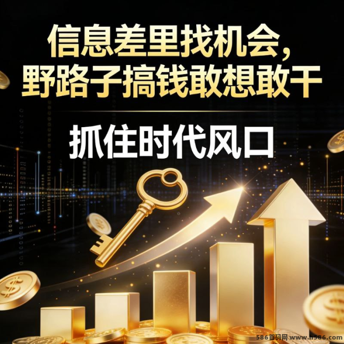 赚钱就靠信息差，0成本日收3000就是香，带几个执行力强的。