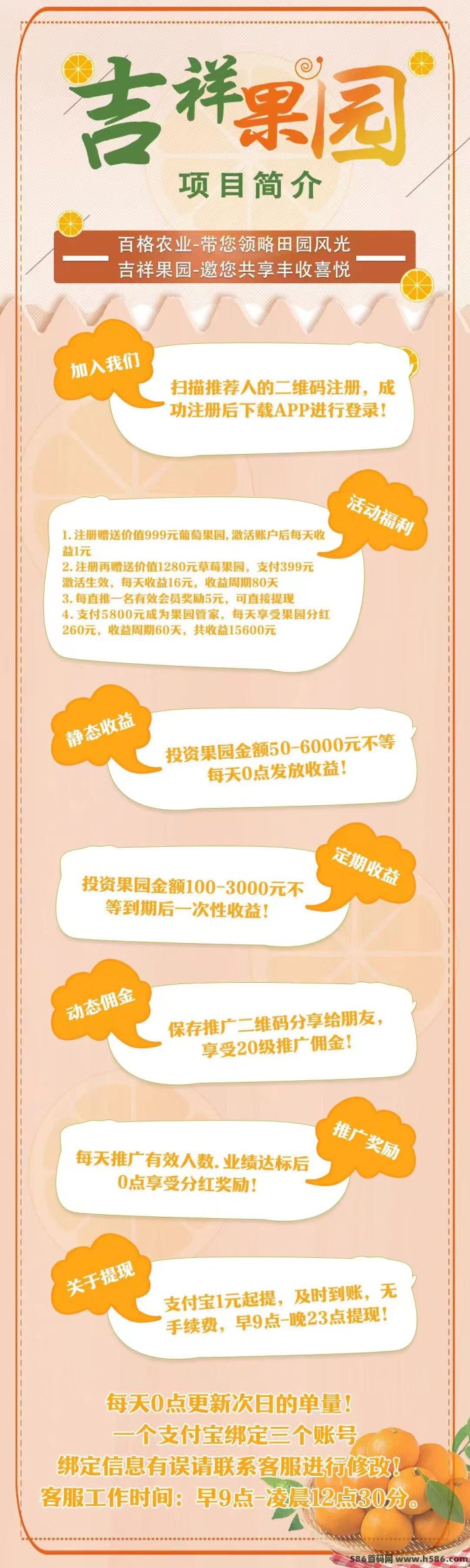 吉祥果园：零成本田园赚米，共享丰收分荭！
