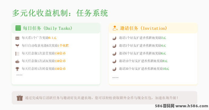 时光农场上线！零投入模拟经营农场，广告种植就能轻松赚！