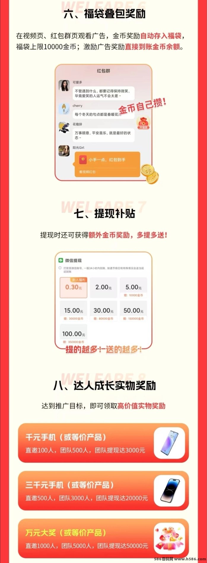 金米看点攻略：刷视频、做任务轻松赚金，新人签到+团队奖励多重收溢！