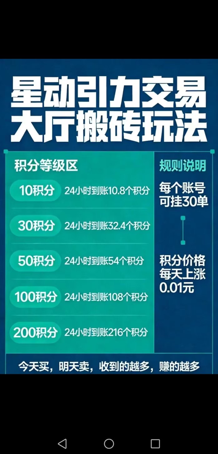 星动引力零成本扶持拉满，每日轻松看广告赚积分，阶梯爬墙长期稳定收溢！